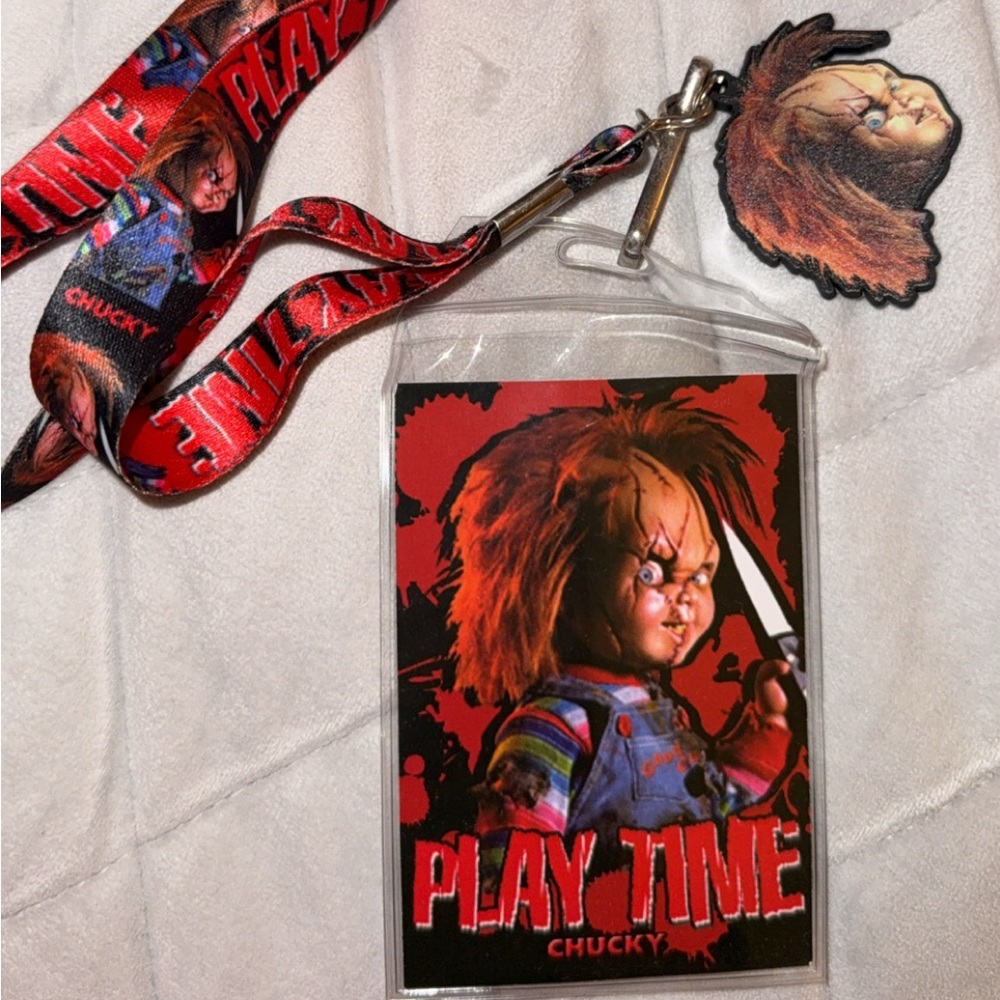 Chucky Lanyard With ID Tag